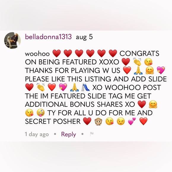 I’M FEATURED TODAY! Follow & Share The Original Secret Posher! - Picture 3 of 5